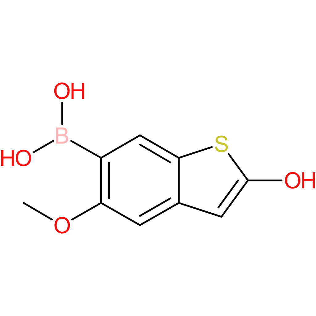 2-hydroxy-5-methoxybenzothiophene-6-boronic acid