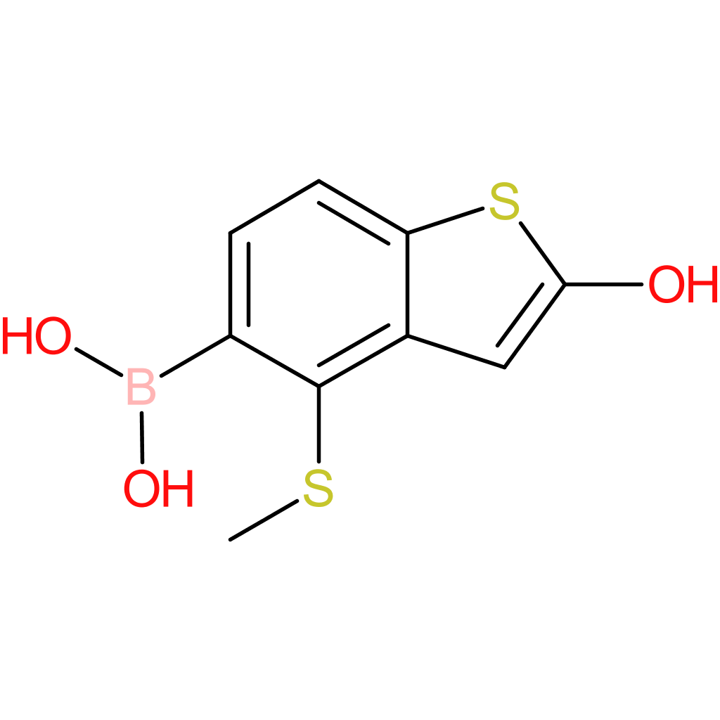 2-hydroxy-4-(methylthio)benzothiophene-5-boronic acid