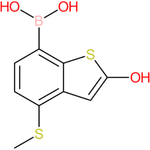 2-hydroxy-4-(methylthio)benzothiophene-7-boronic acid