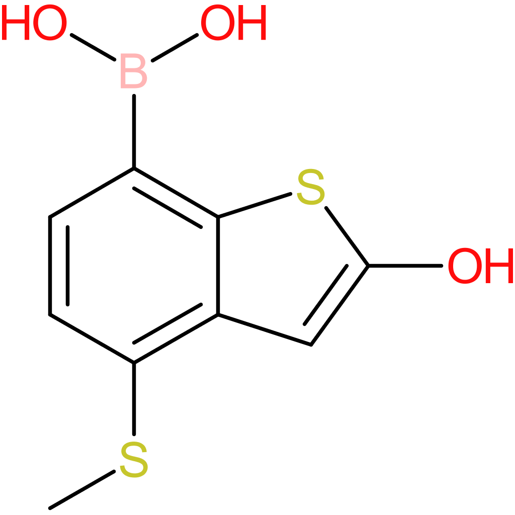 2-hydroxy-4-(methylthio)benzothiophene-7-boronic acid