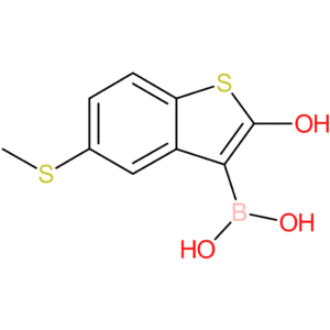 2-hydroxy-5-(methylthio)benzothiophene-3-boronic acid