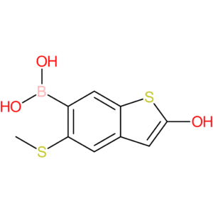 2-hydroxy-5-(methylthio)benzothiophene-6-boronic acid