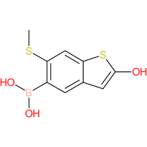 2-hydroxy-6-(methylthio)benzothiophene-5-boronic acid
