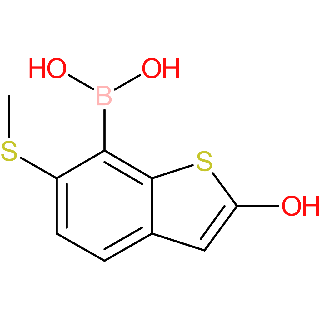 2-hydroxy-6-(methylthio)benzothiophene-7-boronic acid