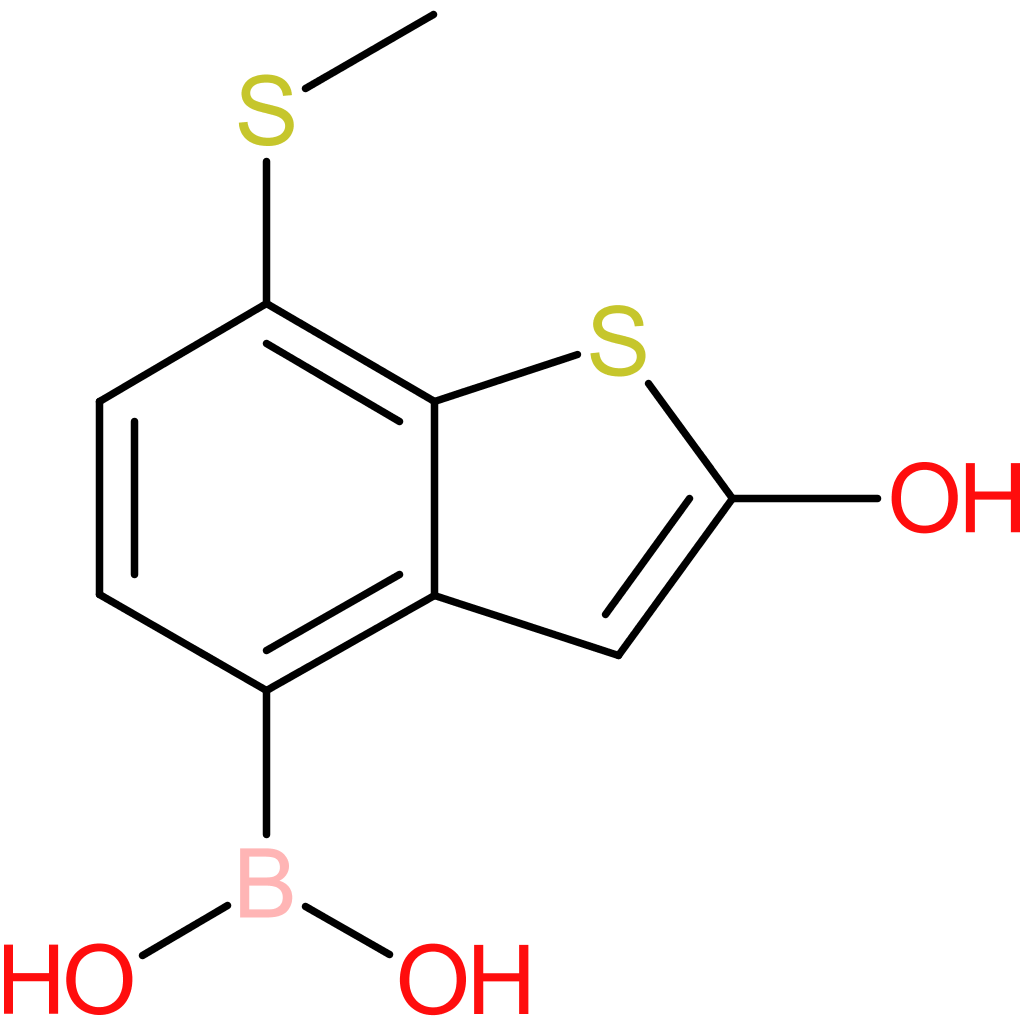 2-hydroxy-7-(methylthio)benzothiophene-4-boronic acid