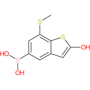 2-hydroxy-7-(methylthio)benzothiophene-5-boronic acid