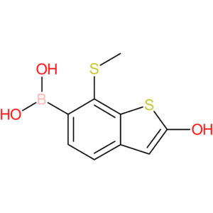2-hydroxy-7-(methylthio)benzothiophene-6-boronic acid