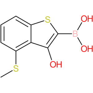 3-hydroxy-4-(methylthio)benzothiophene-2-boronic acid