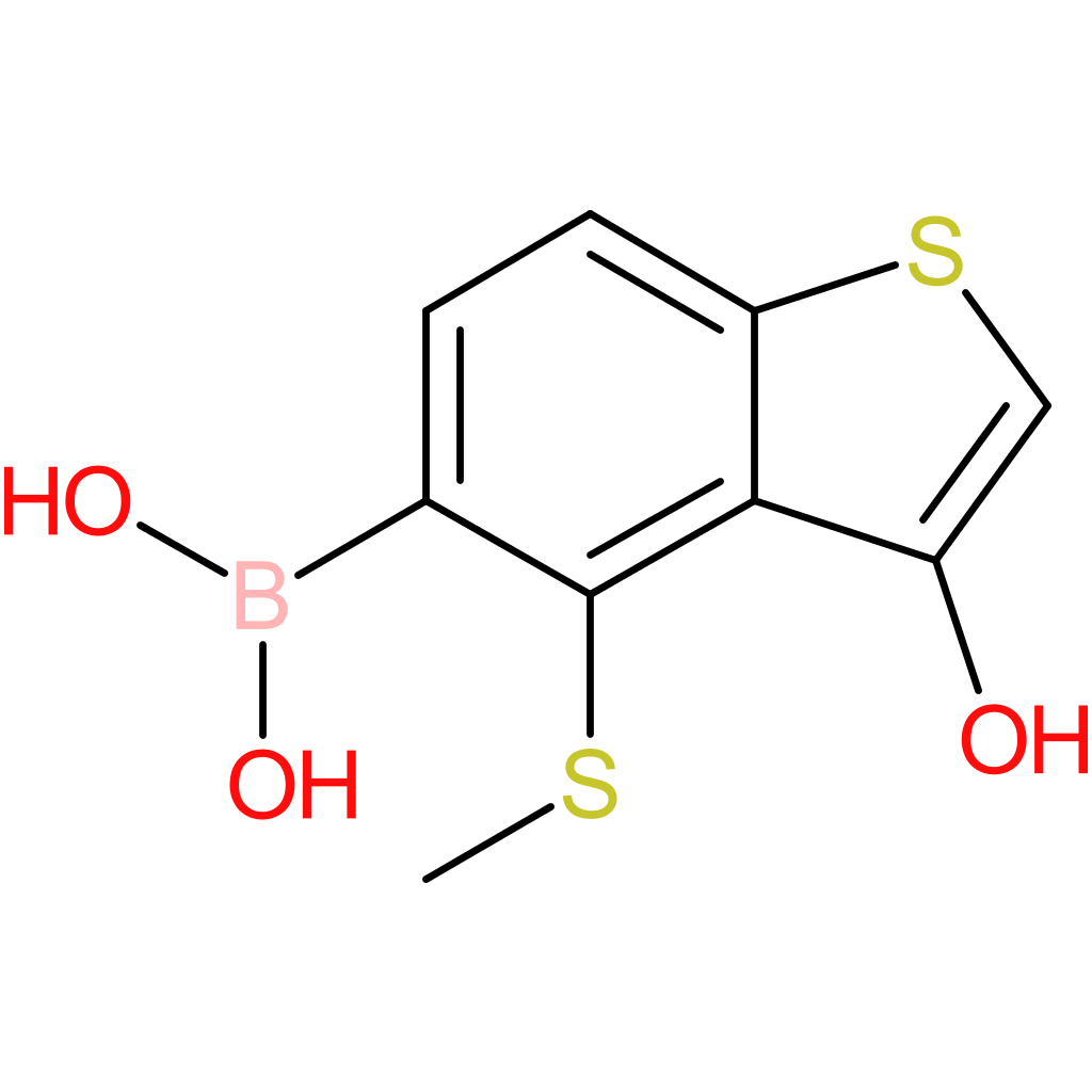3-hydroxy-4-(methylthio)benzothiophene-5-boronic acid