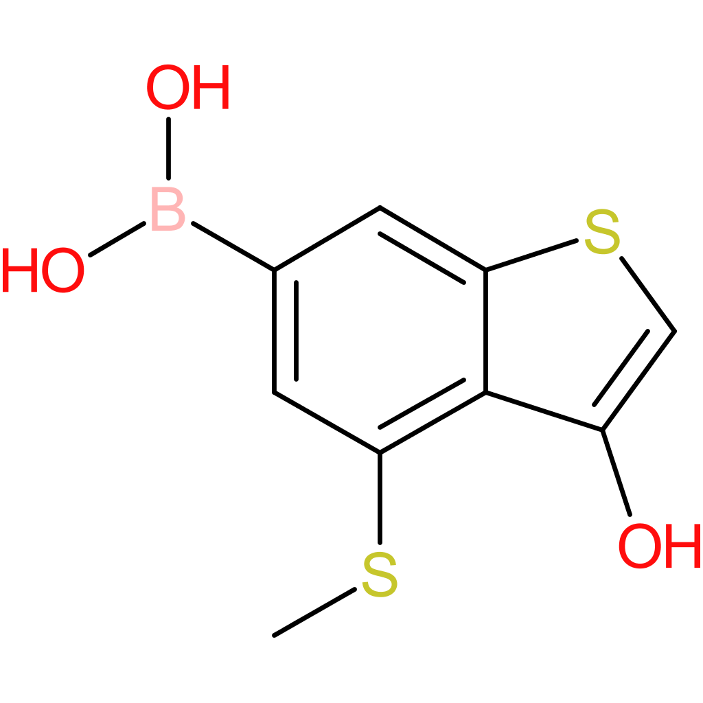 3-hydroxy-4-(methylthio)benzothiophene-6-boronic acid