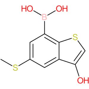 3-hydroxy-5-(methylthio)benzothiophene-7-boronic acid