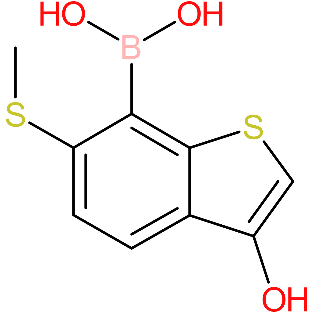 3-hydroxy-6-(methylthio)benzothiophene-7-boronic acid