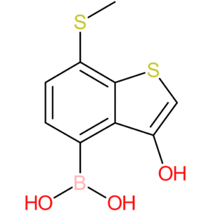 3-hydroxy-7-(methylthio)benzothiophene-4-boronic acid