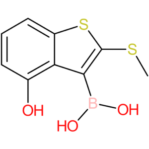 4-hydroxy-2-(methylthio)benzothiophene-3-boronic acid