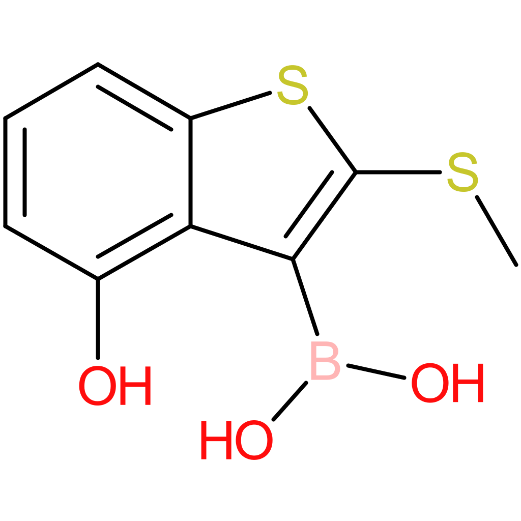 4-hydroxy-2-(methylthio)benzothiophene-3-boronic acid