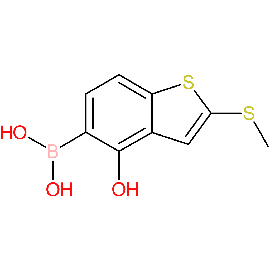 4-hydroxy-2-(methylthio)benzothiophene-5-boronic acid