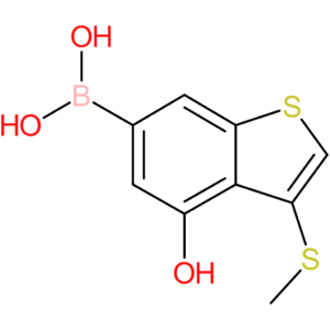 4-hydroxy-3-(methylthio)benzothiophene-6-boronic acid