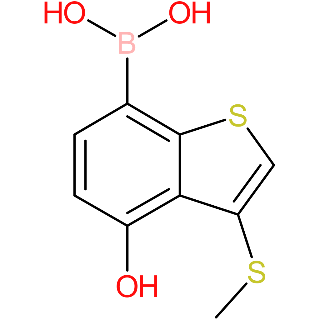 4-hydroxy-3-(methylthio)benzothiophene-7-boronic acid