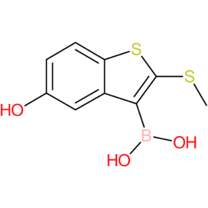 5-hydroxy-2-(methylthio)benzothiophene-3-boronic acid