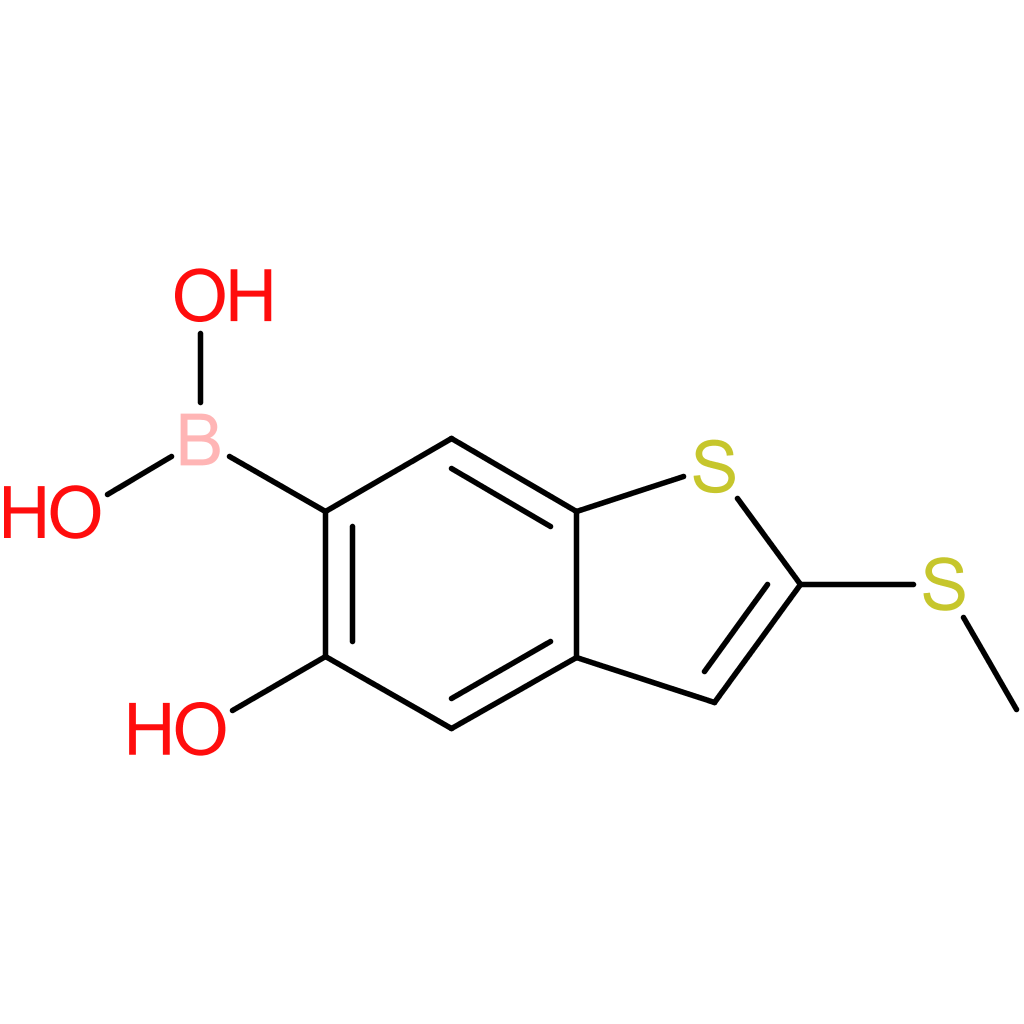 5-hydroxy-2-(methylthio)benzothiophene-6-boronic acid