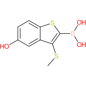 5-hydroxy-3-(methylthio)benzothiophene-2-boronic acid