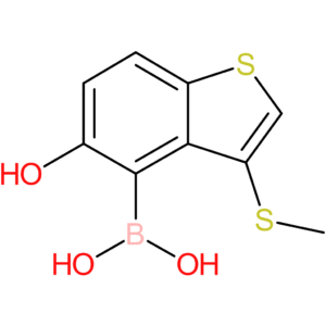 5-hydroxy-3-(methylthio)benzothiophene-4-boronic acid