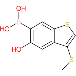 5-hydroxy-3-(methylthio)benzothiophene-6-boronic acid