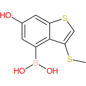 6-hydroxy-3-(methylthio)benzothiophene-4-boronic acid
