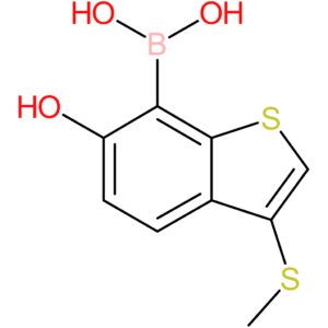 6-hydroxy-3-(methylthio)benzothiophene-7-boronic acid
