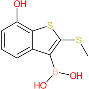 7-hydroxy-2-(methylthio)benzothiophene-3-boronic acid