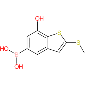 7-hydroxy-2-(methylthio)benzothiophene-5-boronic acid