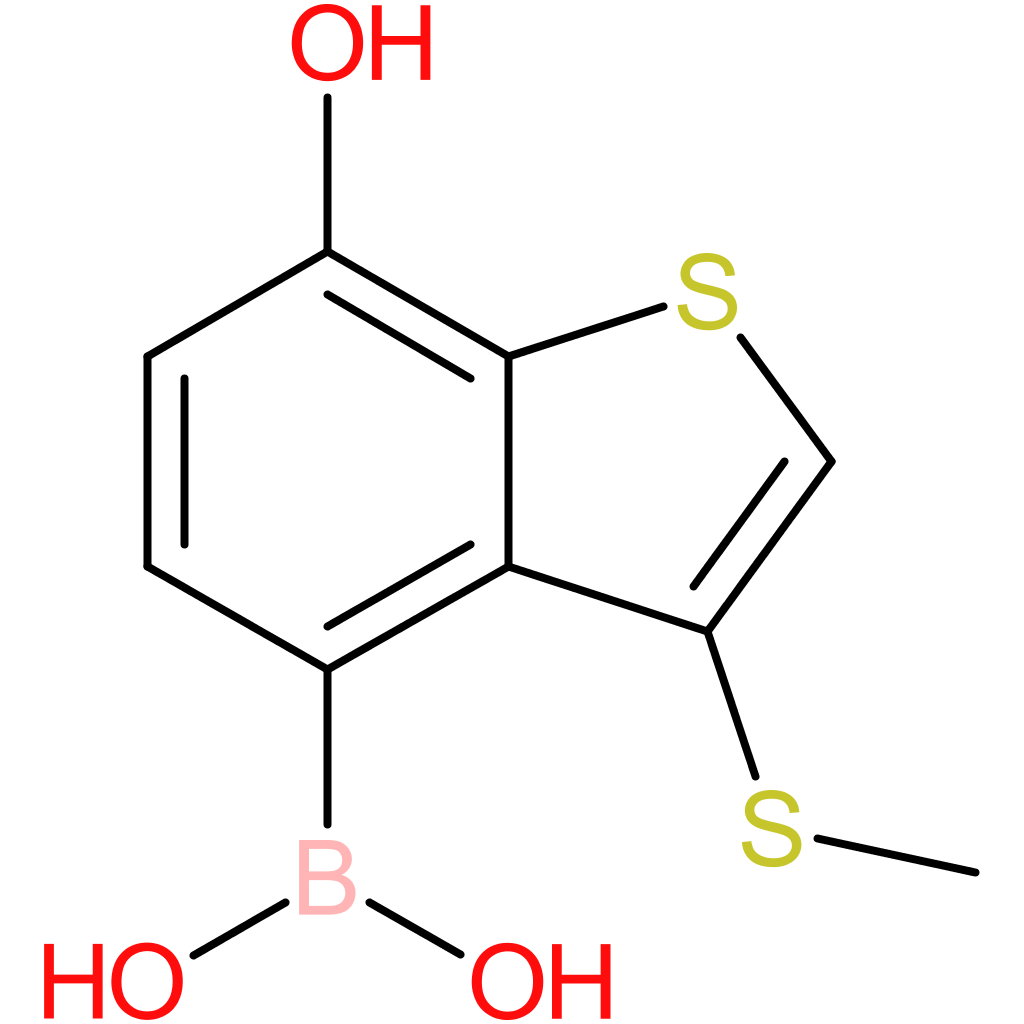 7-hydroxy-3-(methylthio)benzothiophene-4-boronic acid