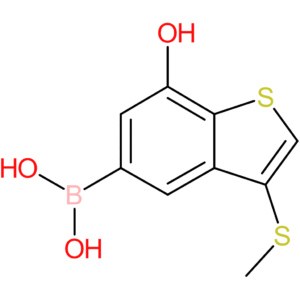 7-hydroxy-3-(methylthio)benzothiophene-5-boronic acid