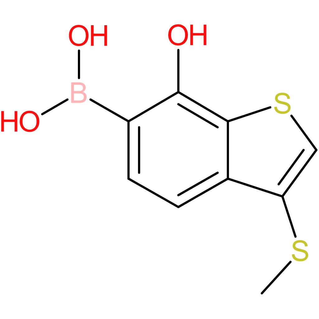 7-hydroxy-3-(methylthio)benzothiophene-6-boronic acid