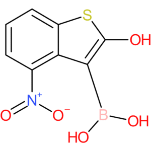 2-hydroxy-4-nitrobenzothiophene-3-boronic acid