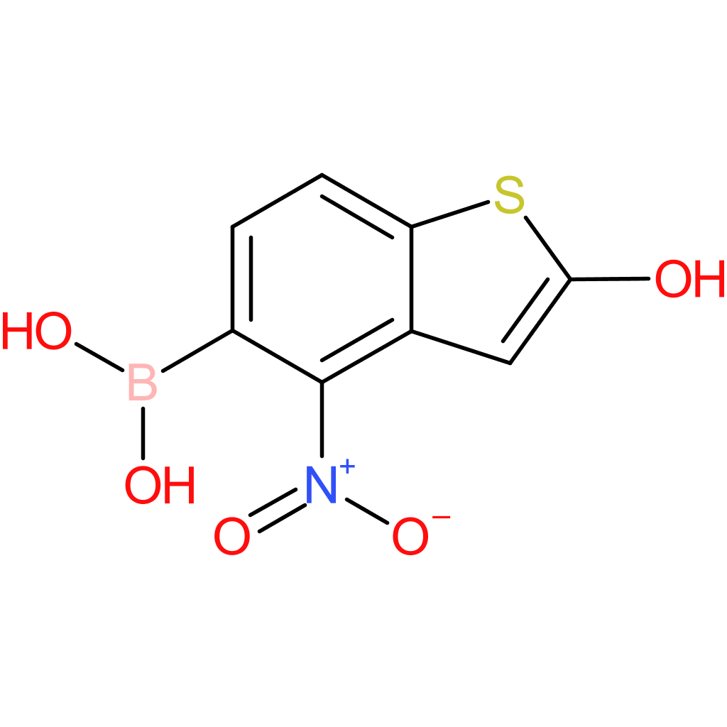 2-hydroxy-4-nitrobenzothiophene-5-boronic acid