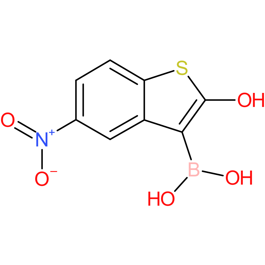 2-hydroxy-5-nitrobenzothiophene-3-boronic acid