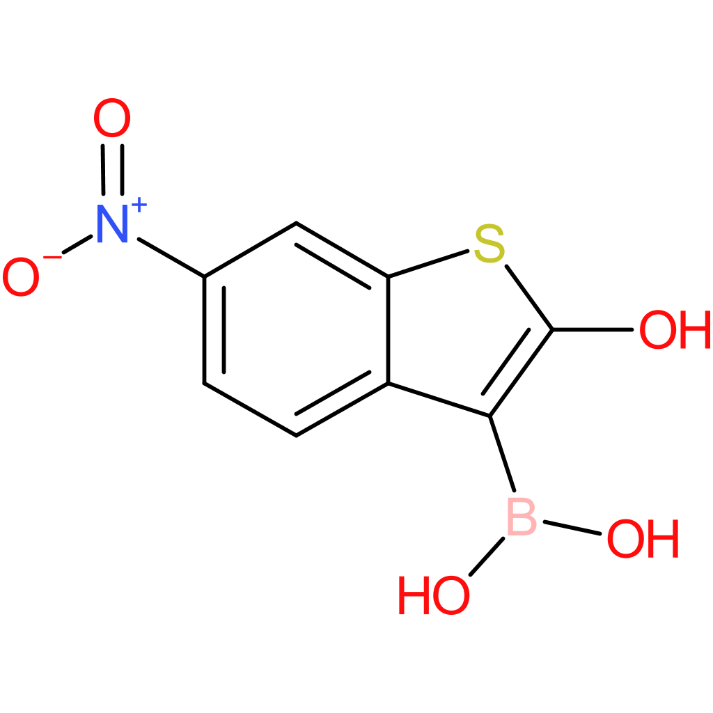 2-hydroxy-6-nitrobenzothiophene-3-boronic acid