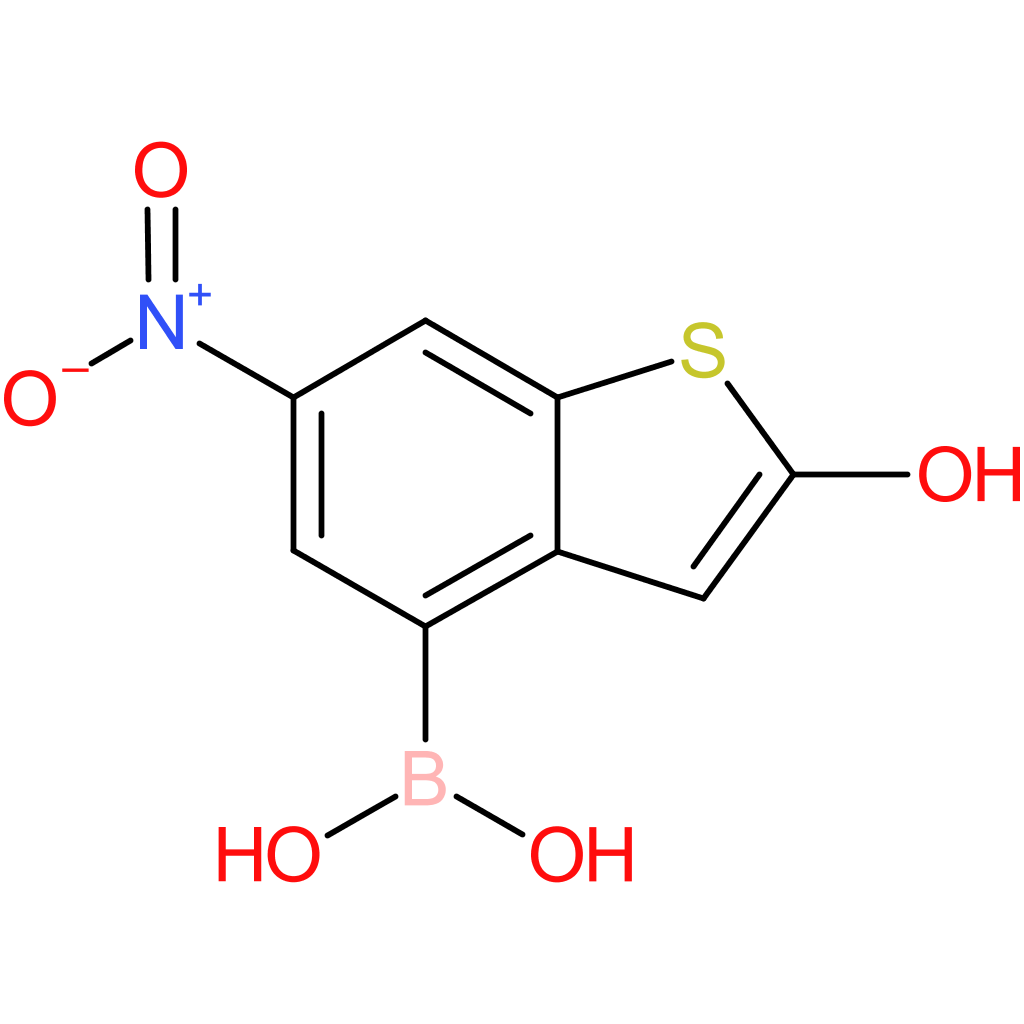 2-hydroxy-6-nitrobenzothiophene-4-boronic acid