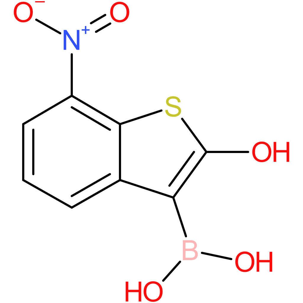 2-hydroxy-7-nitrobenzothiophene-3-boronic acid