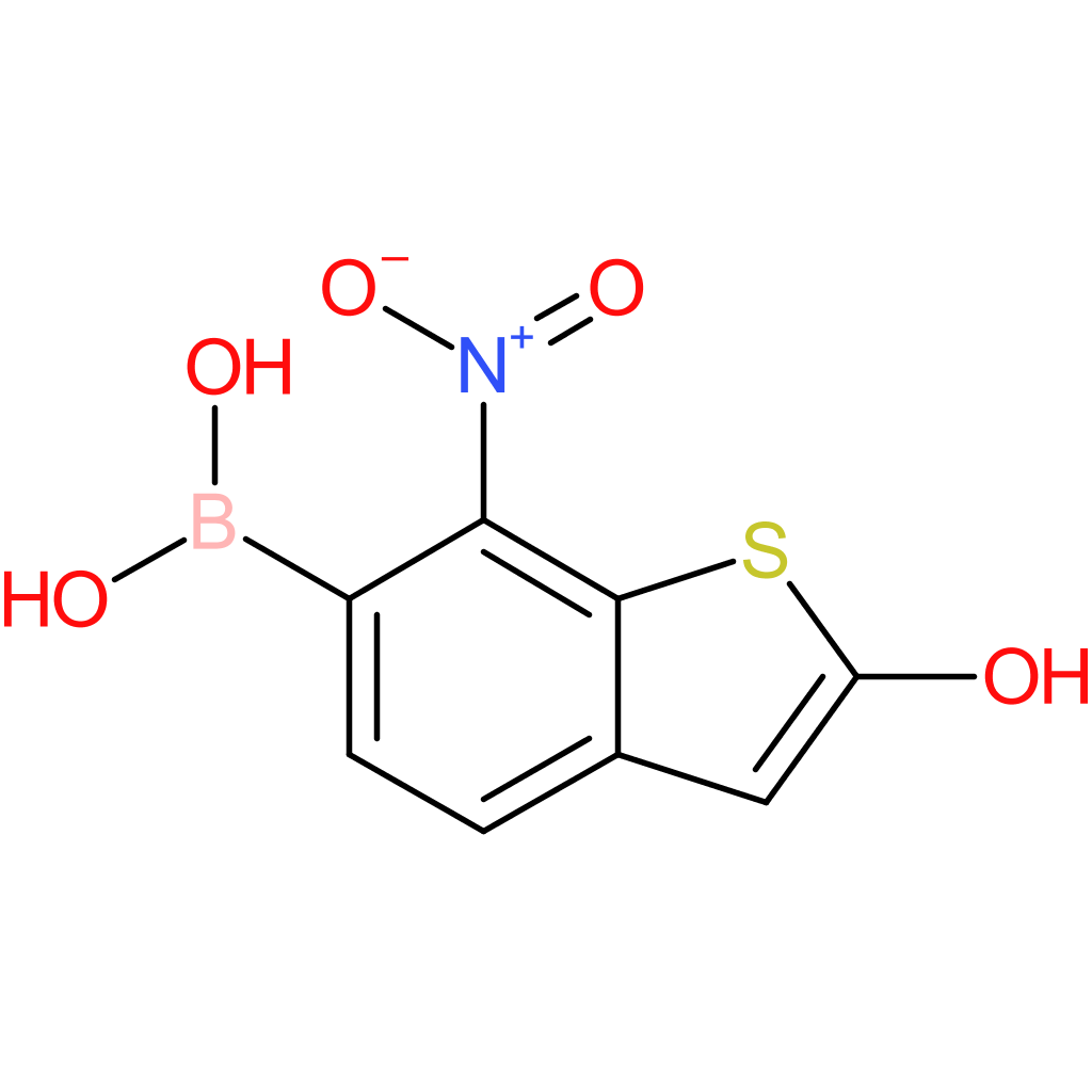 2-hydroxy-7-nitrobenzothiophene-6-boronic acid