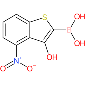 3-hydroxy-4-nitrobenzothiophene-2-boronic acid