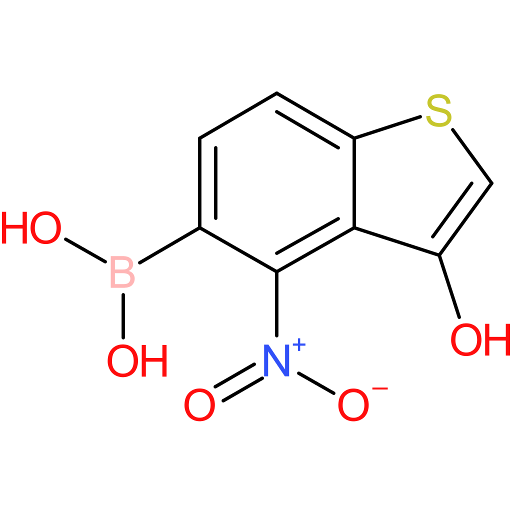 3-hydroxy-4-nitrobenzothiophene-5-boronic acid