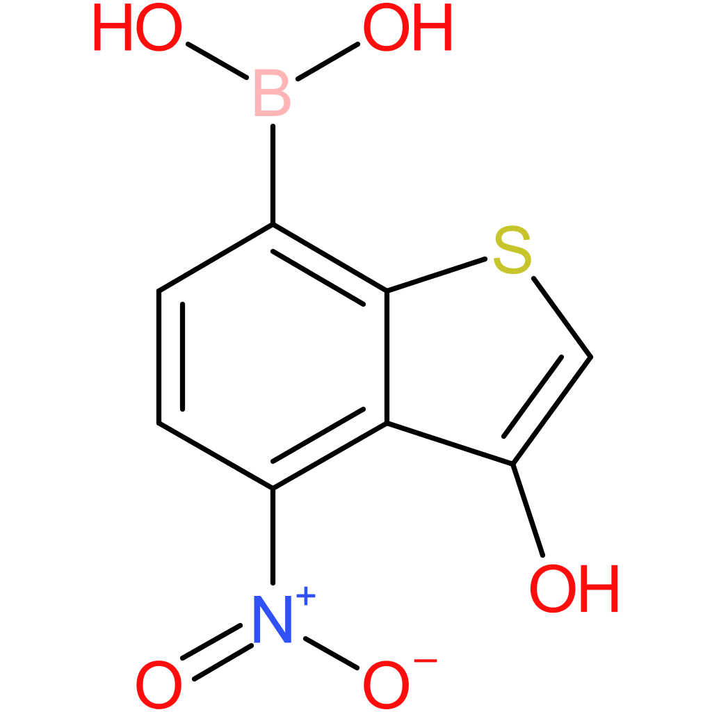 3-hydroxy-4-nitrobenzothiophene-7-boronic acid
