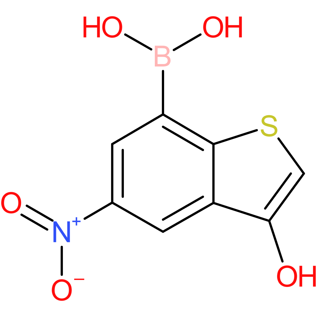 3-hydroxy-5-nitrobenzothiophene-7-boronic acid