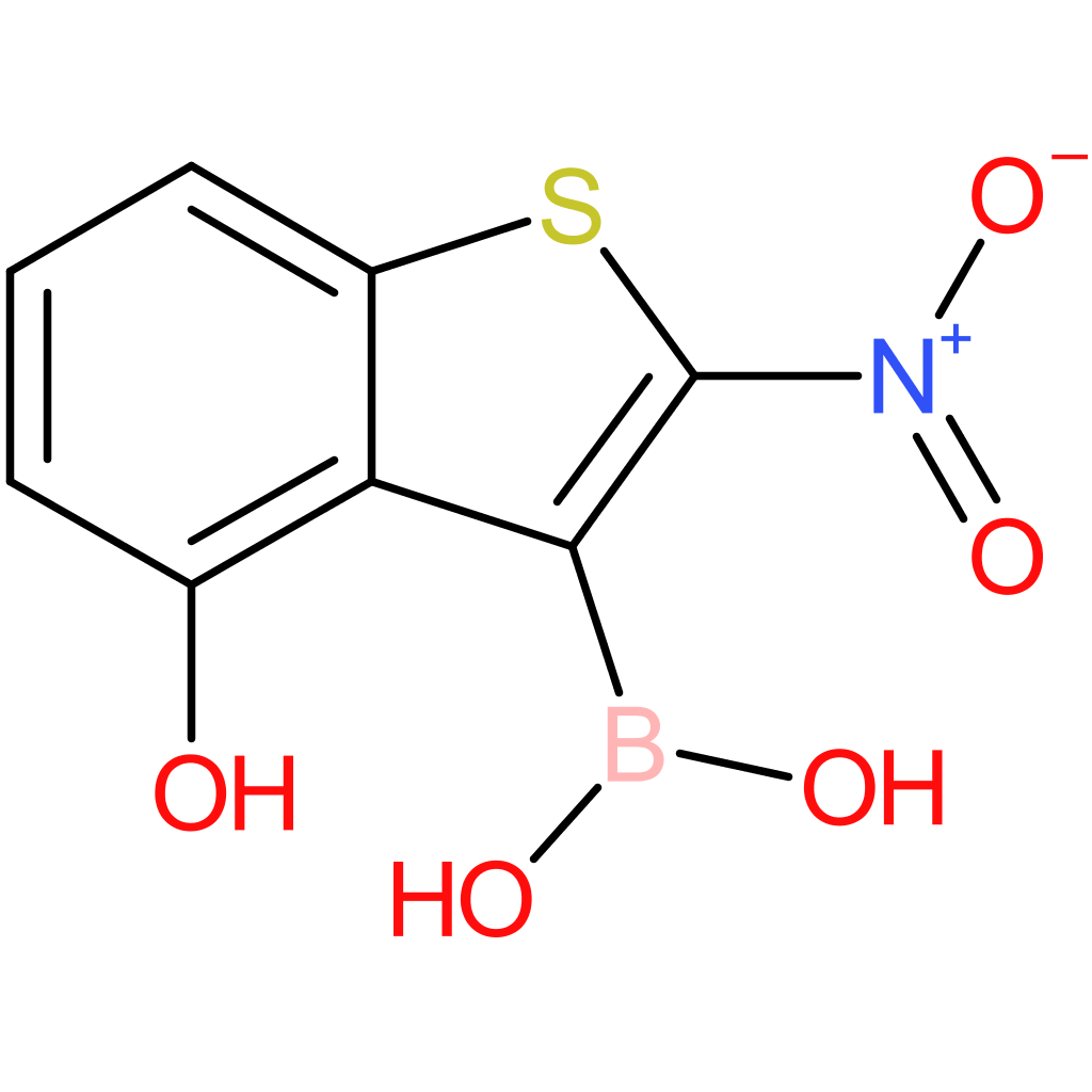 4-hydroxy-2-nitrobenzothiophene-3-boronic acid