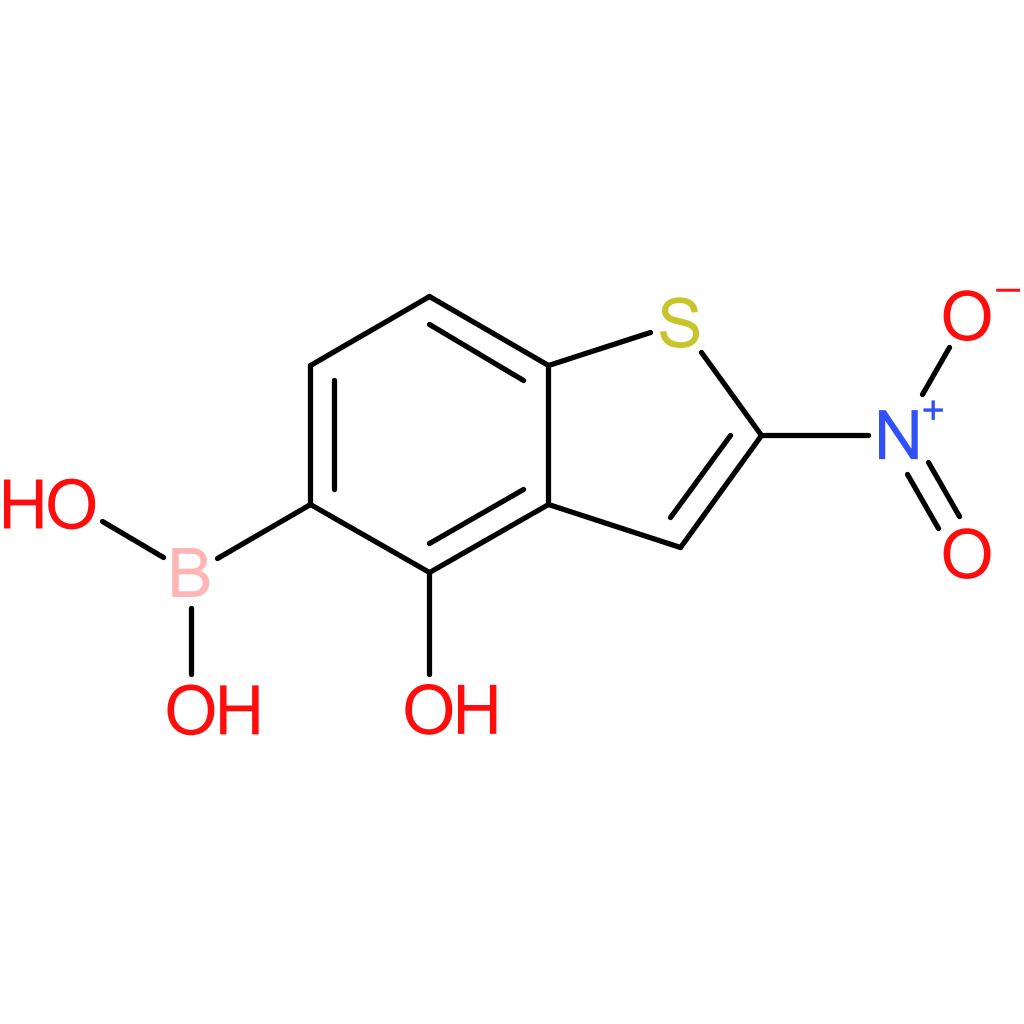 4-hydroxy-2-nitrobenzothiophene-5-boronic acid