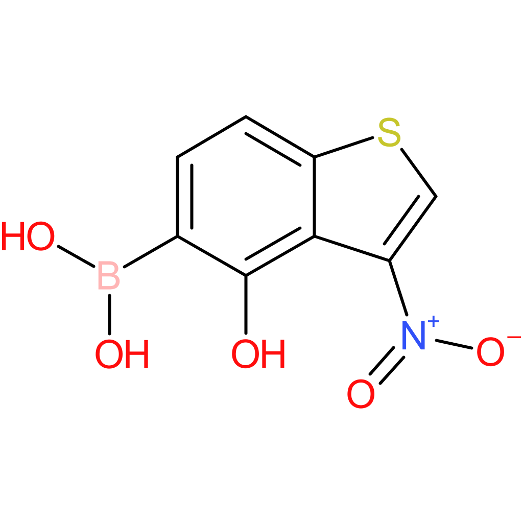 4-hydroxy-3-nitrobenzothiophene-5-boronic acid