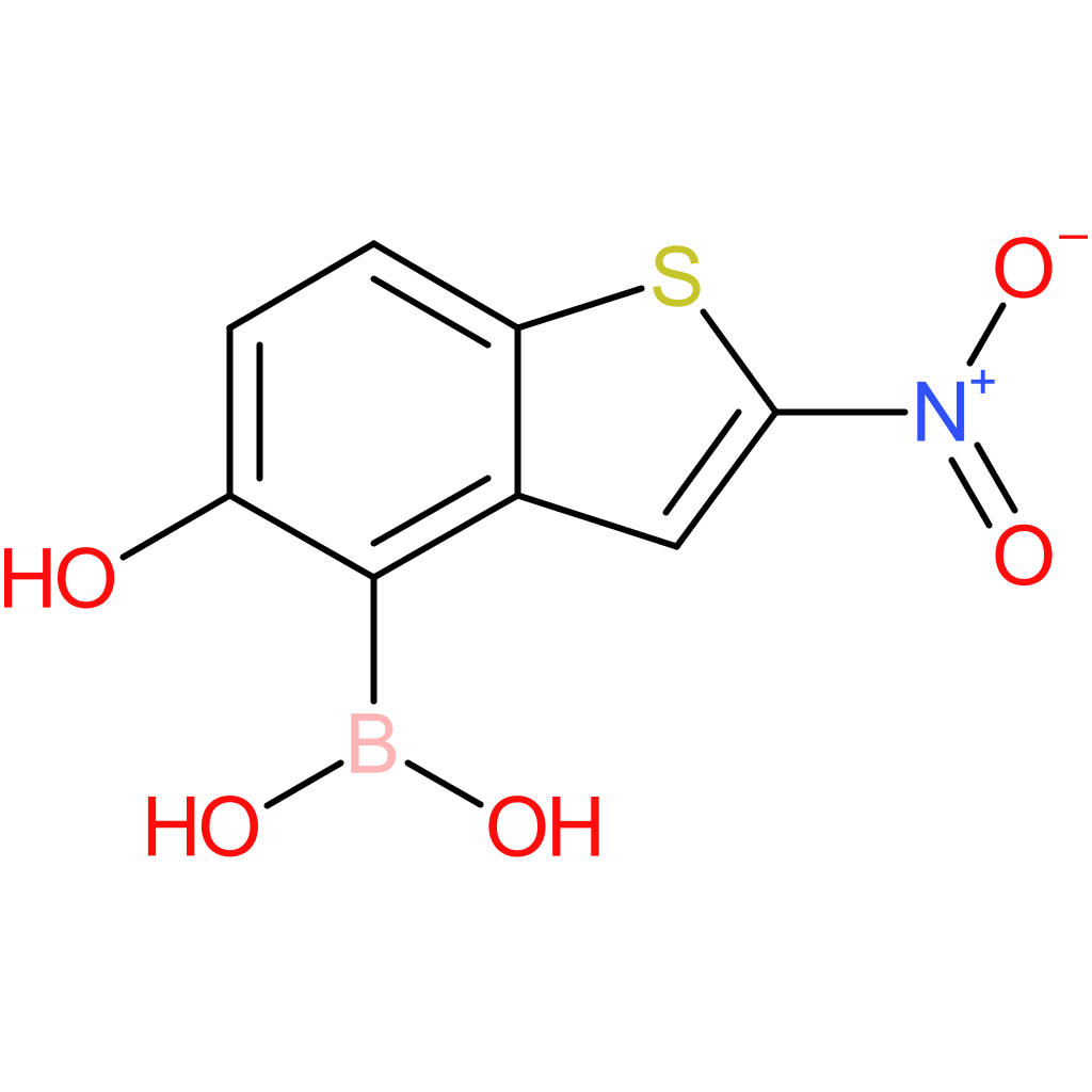 5-hydroxy-2-nitrobenzothiophene-4-boronic acid