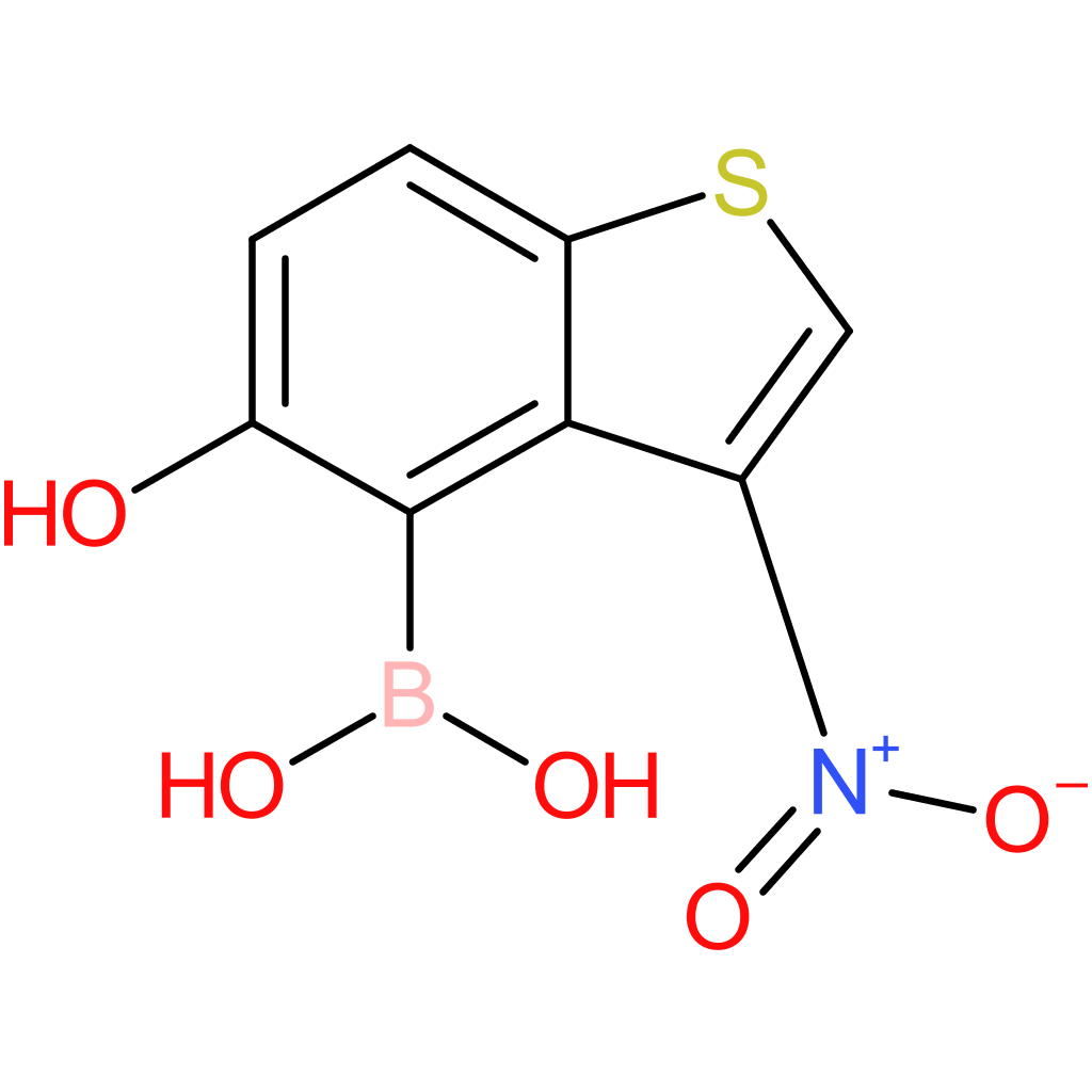 5-hydroxy-3-nitrobenzothiophene-4-boronic acid